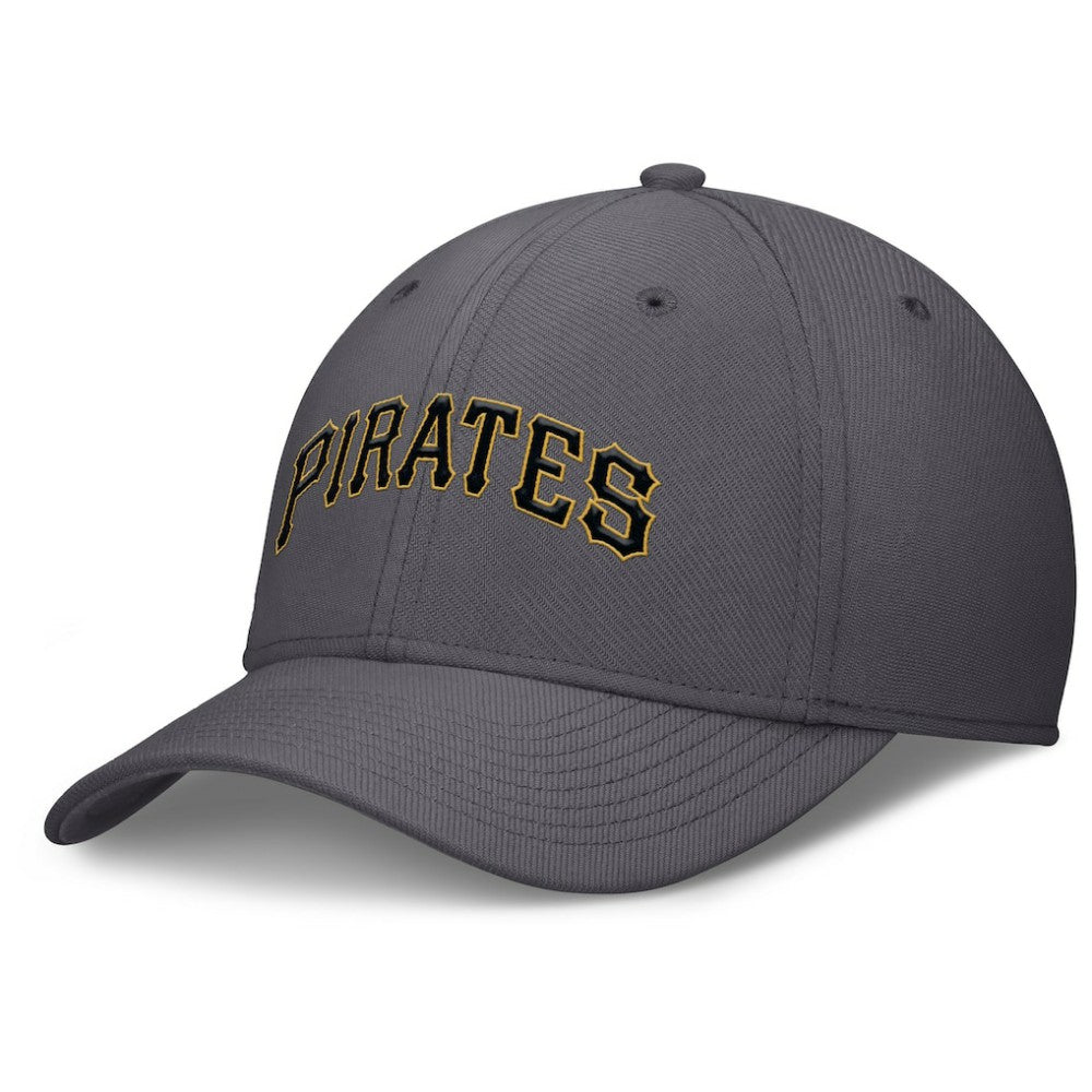 Pittsburgh Pirates Swoosh Performance Flex Hat - Gray | Nike