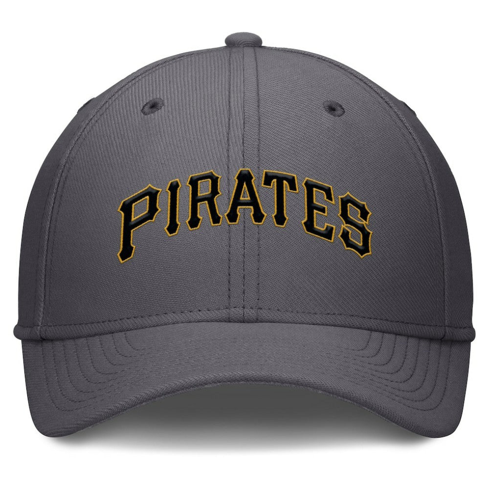 Pittsburgh Pirates Swoosh Performance Flex Hat - Gray | Nike