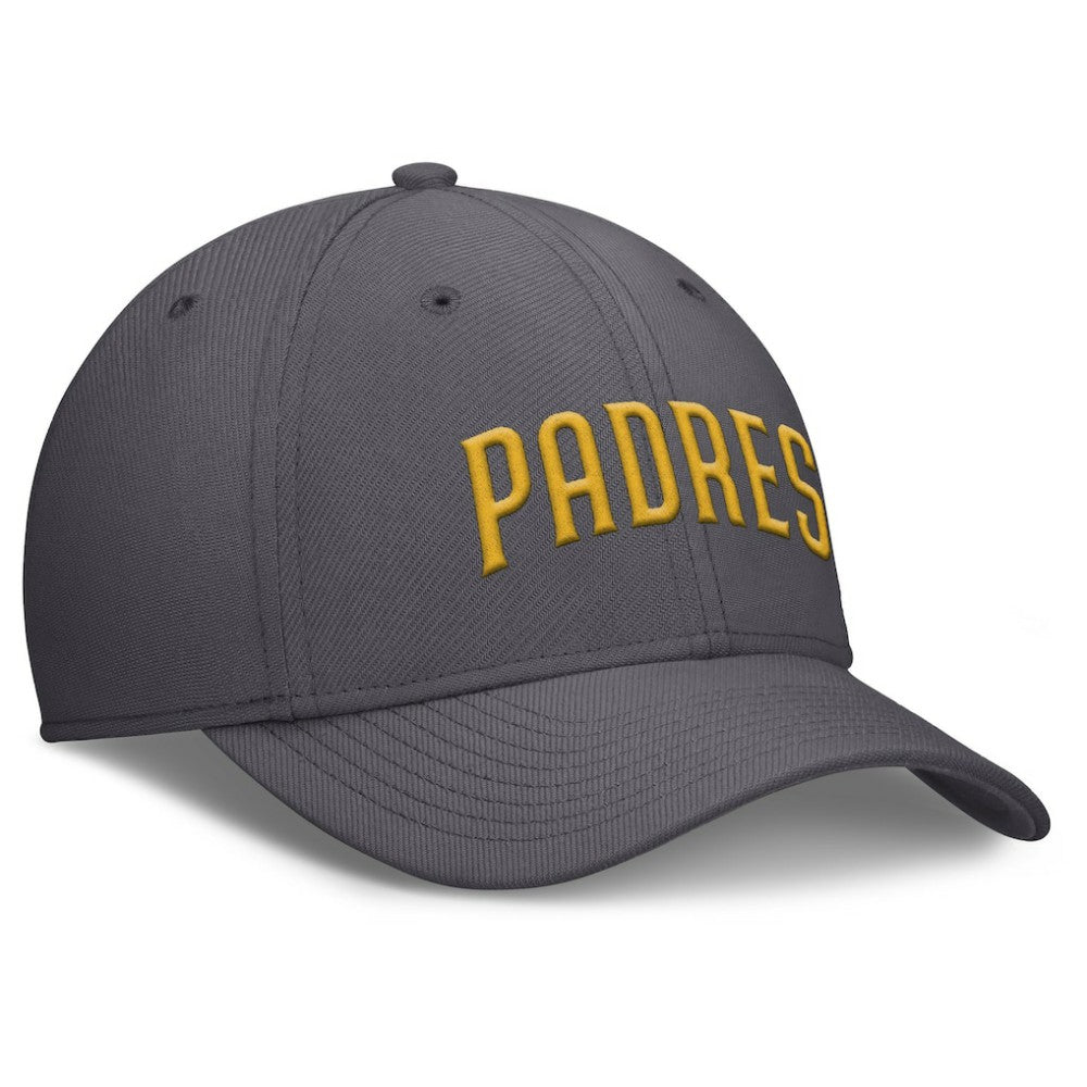 San Diego Padres Swoosh Performance Flex Hat - Gray | Nike