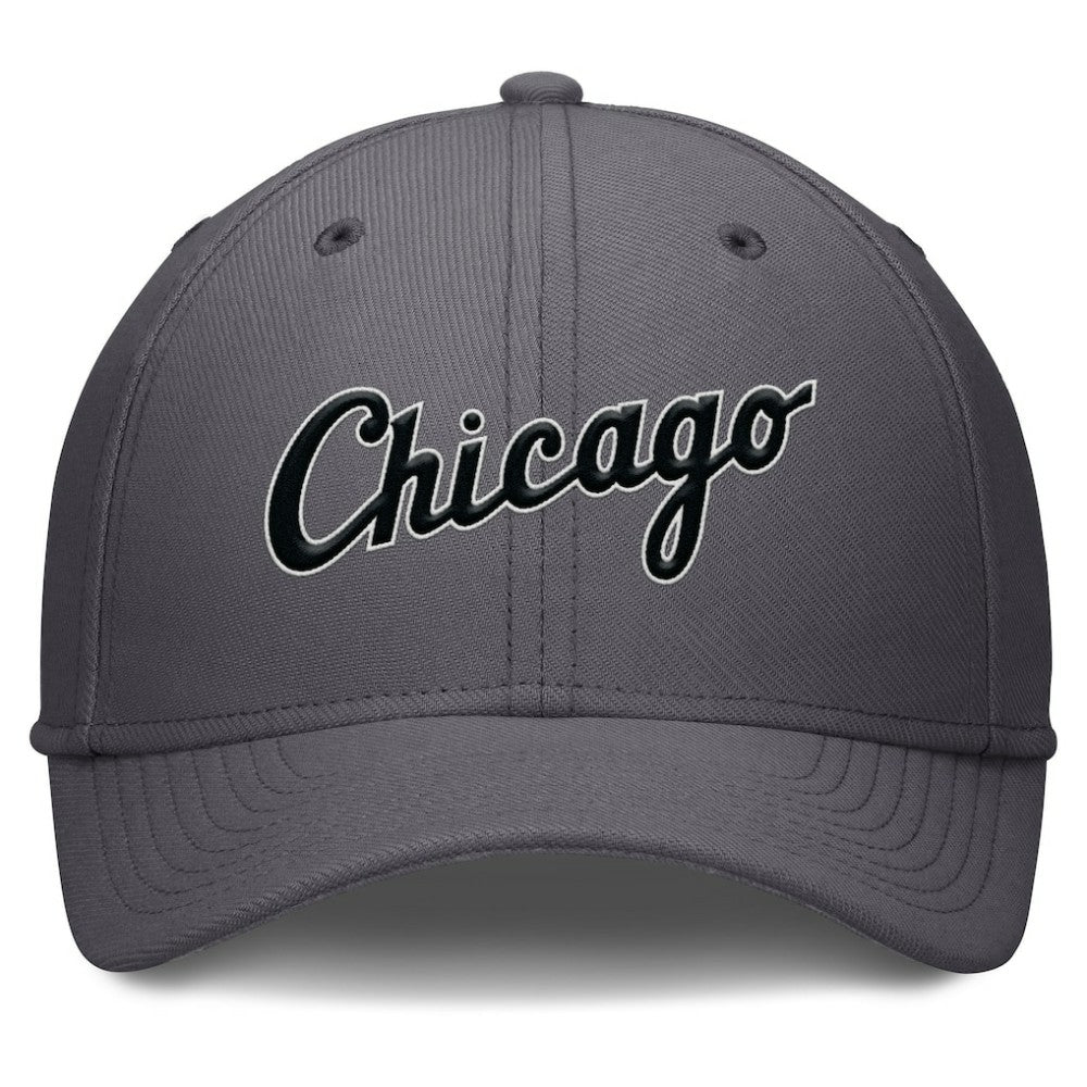 Chicago White Sox Swoosh Performance Flex Hat - Gray | Nike