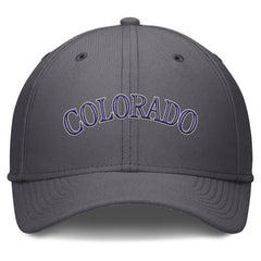 Colorado Rockies Swoosh Performance Flex Hat - Gray | Nike