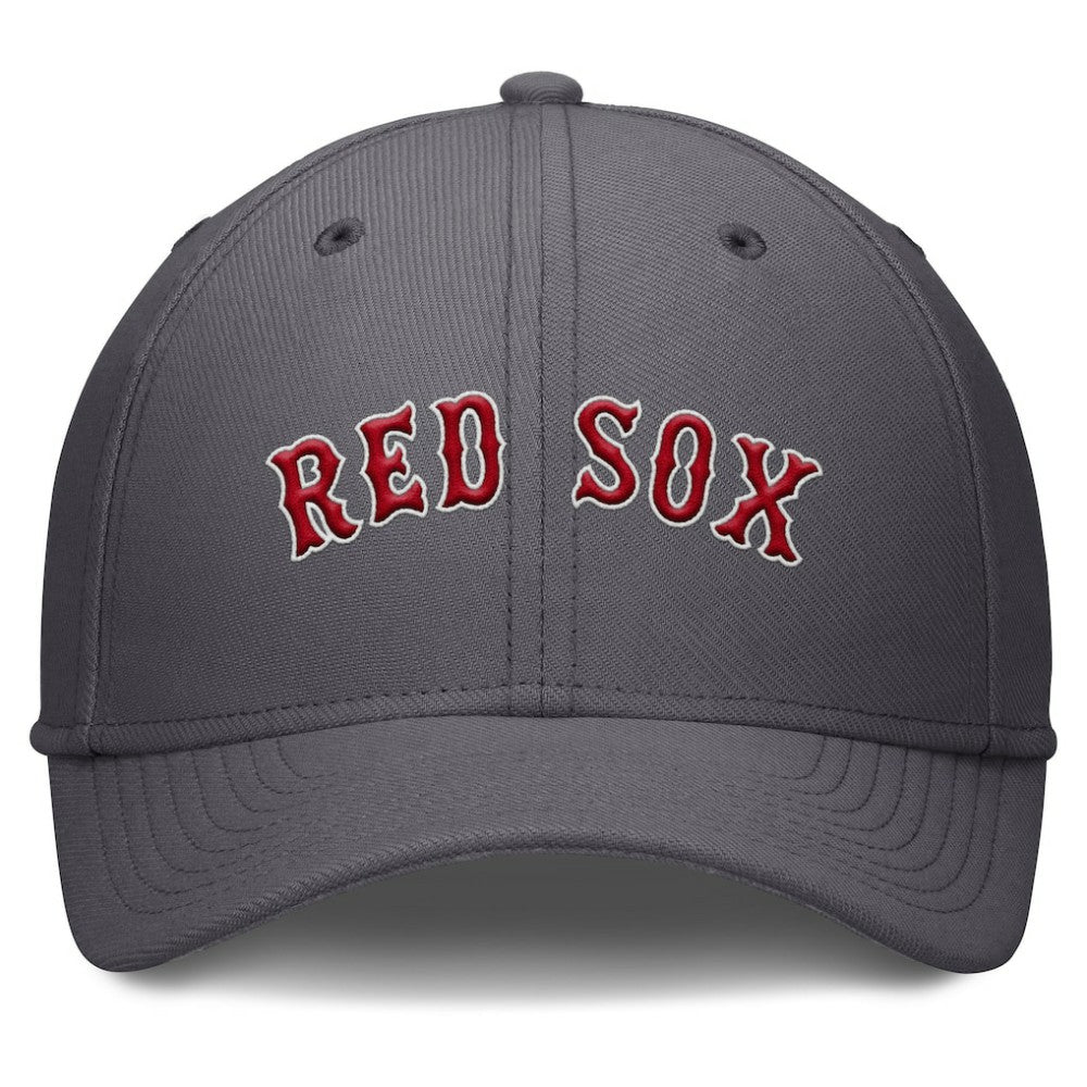 Boston Red Sox Swoosh Performance Flex Hat - Gray | Nike