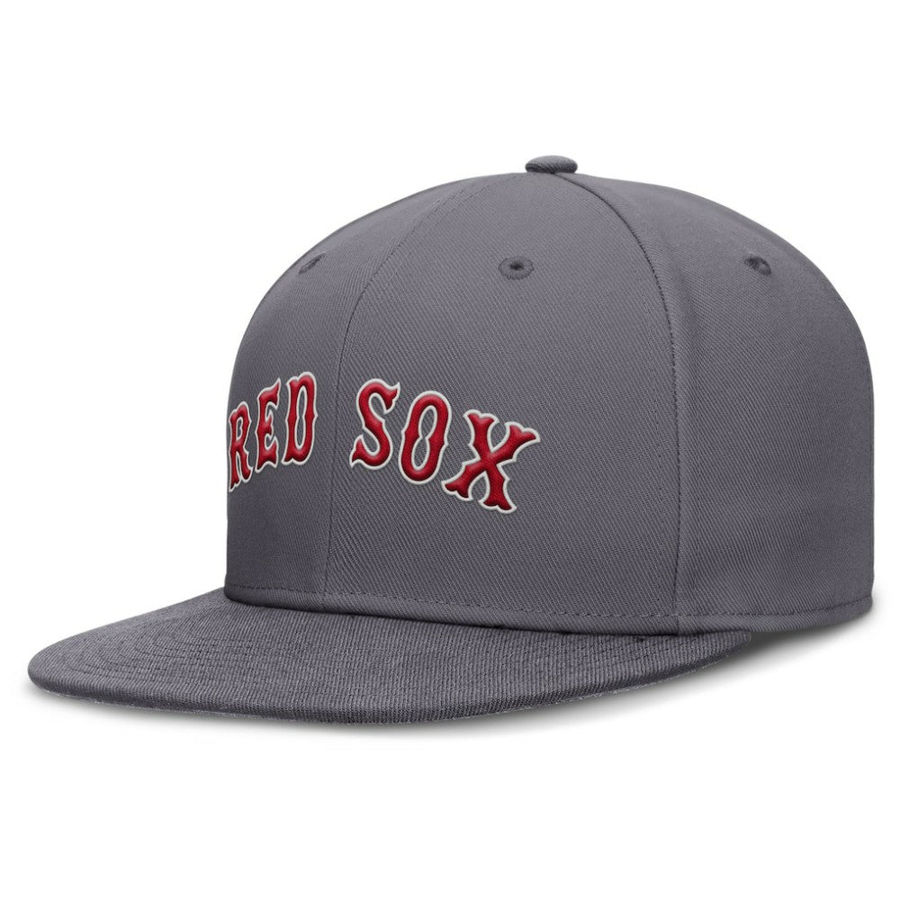 Boston Red Sox Performance True Fitted Hat - Gray | Nike