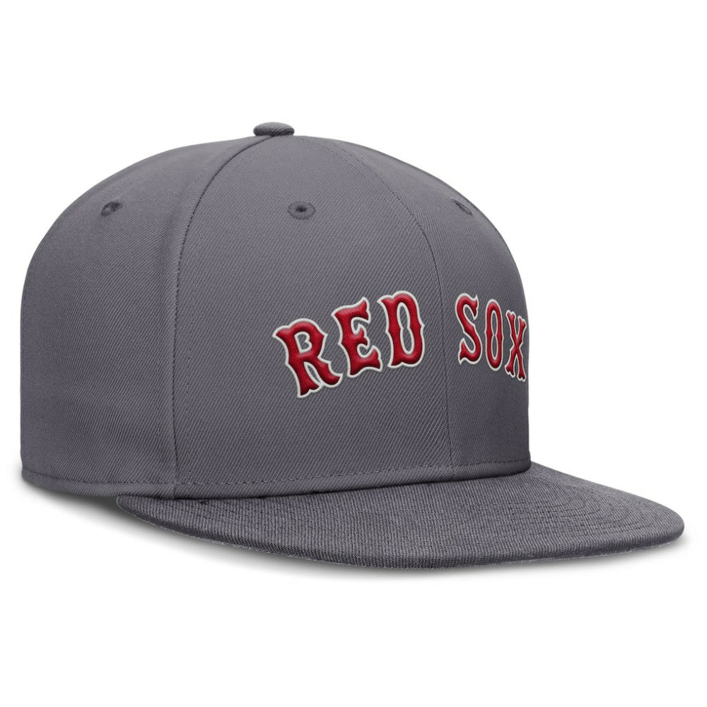 Boston Red Sox Performance True Fitted Hat - Gray | Nike