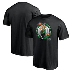 Boston Celtics Midnight Mascot T-Shirt - Black sale