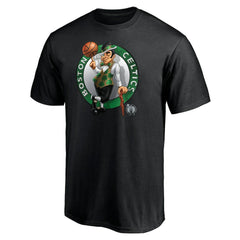 Boston Celtics Midnight Mascot T-Shirt - Black sale