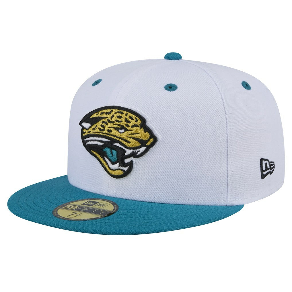 NFL Jacksonville Jaguars Throwback Logo Flipside Two-Tone 59FIFTY Fitted Hat