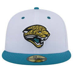 NFL Jacksonville Jaguars Throwback Logo Flipside Two-Tone 59FIFTY Fitted Hat