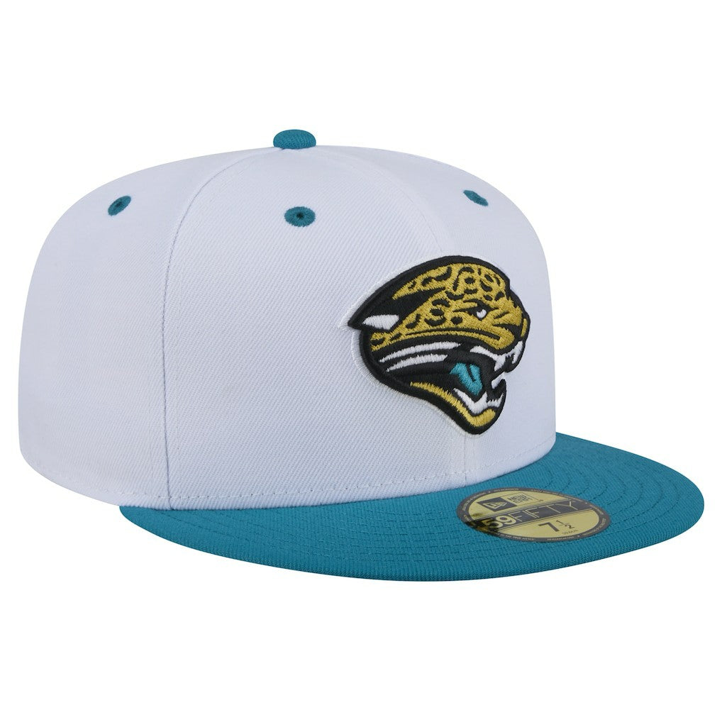 NFL Jacksonville Jaguars Throwback Logo Flipside Two-Tone 59FIFTY Fitted Hat