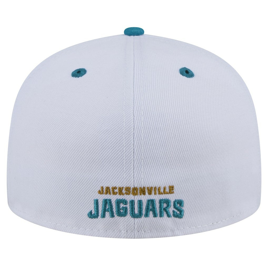 NFL Jacksonville Jaguars Throwback Logo Flipside Two-Tone 59FIFTY Fitted Hat