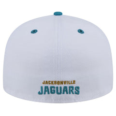 NFL Jacksonville Jaguars Throwback Logo Flipside Two-Tone 59FIFTY Fitted Hat