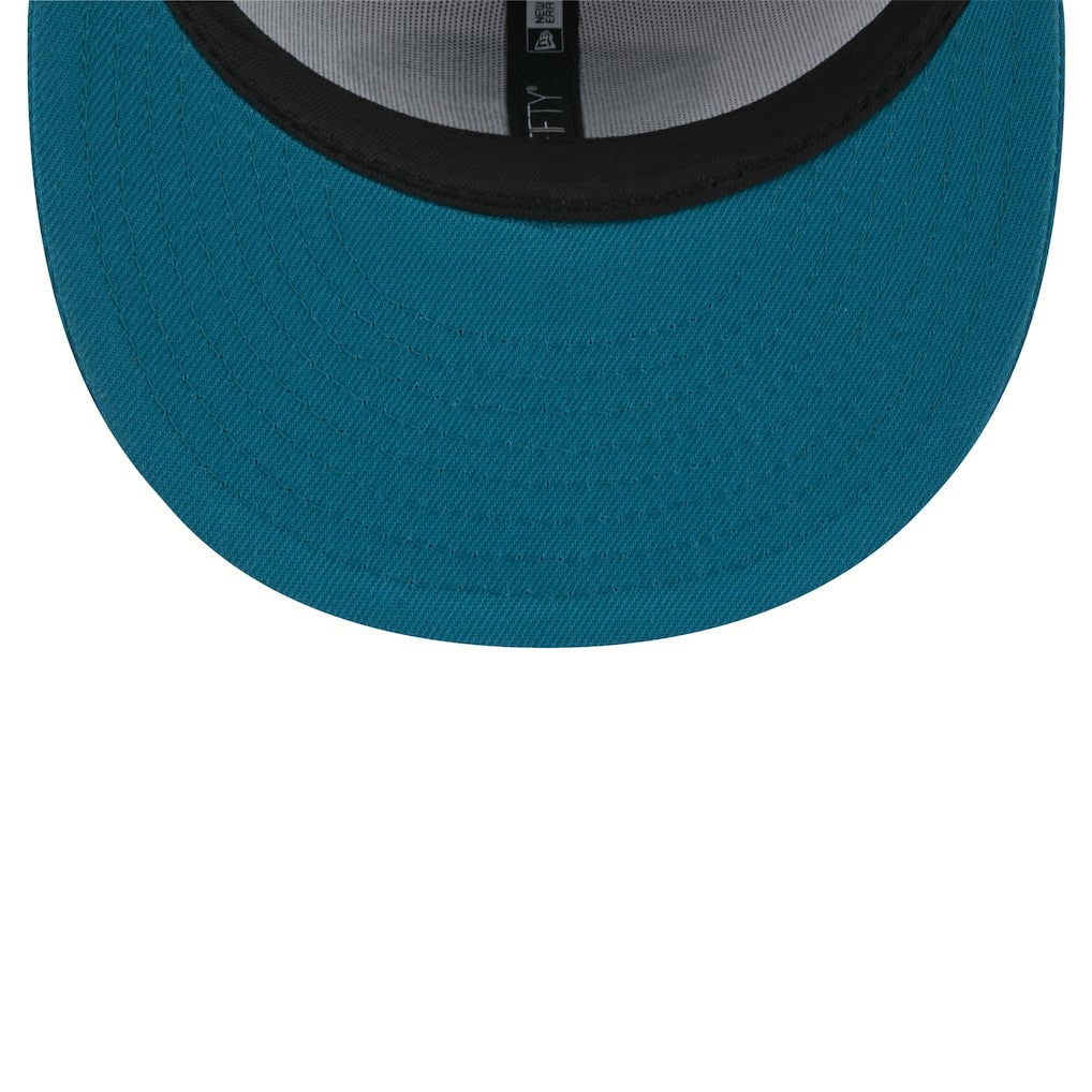 NFL Jacksonville Jaguars Throwback Logo Flipside Two-Tone 59FIFTY Fitted Hat