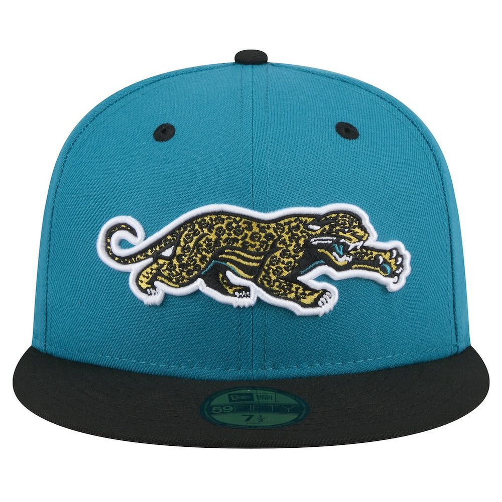 NFL Jacksonville Jaguars Throwback Crawl Flipside Two-Tone 59FIFTY Fitted Hat