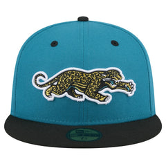 NFL Jacksonville Jaguars Throwback Crawl Flipside Two-Tone 59FIFTY Fitted Hat