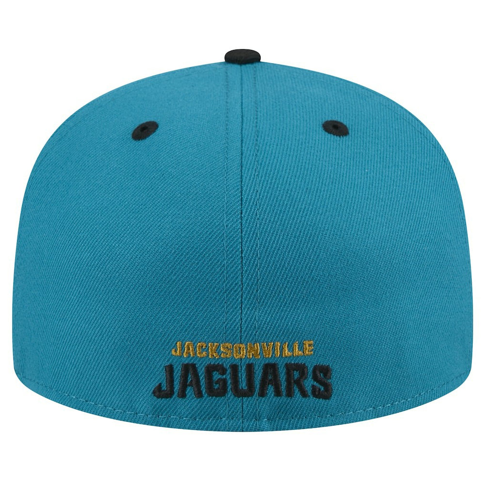NFL Jacksonville Jaguars Throwback Crawl Flipside Two-Tone 59FIFTY Fitted Hat
