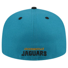 NFL Jacksonville Jaguars Throwback Crawl Flipside Two-Tone 59FIFTY Fitted Hat