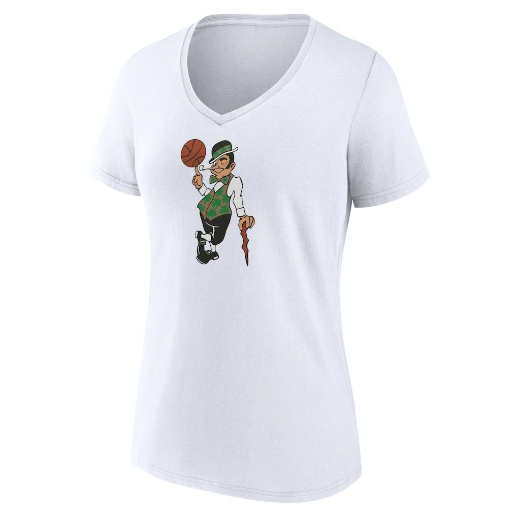 Boston Celtics Women's Alternate Logo V-Neck T-Shirt - White cheap