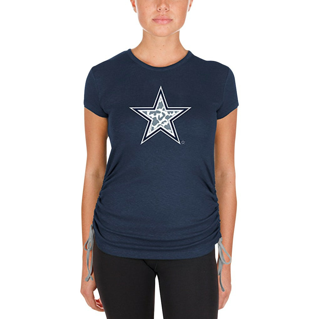 NFL Dallas Cowboys Women's Ruched Side T-Shirt