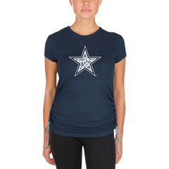 NFL Dallas Cowboys Women's Ruched Side T-Shirt