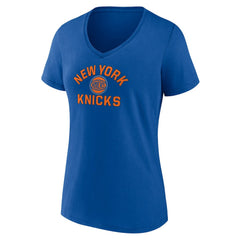 New York Knicks Women's Overtime V-Neck T-Shirt - Blue online