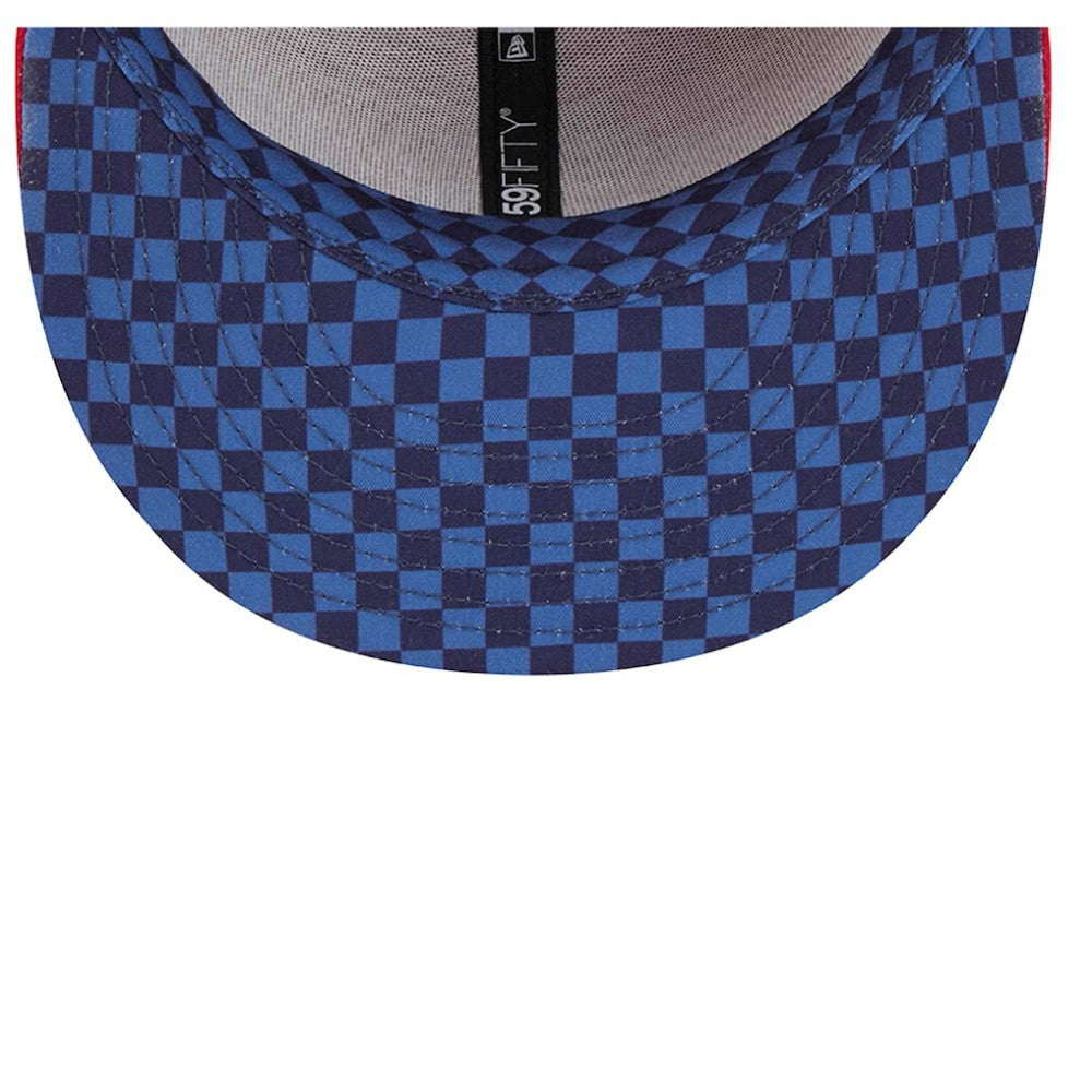 St. Louis Cardinals Checkered Undervisor 59FIFTY Fitted Hat - Red | New Era