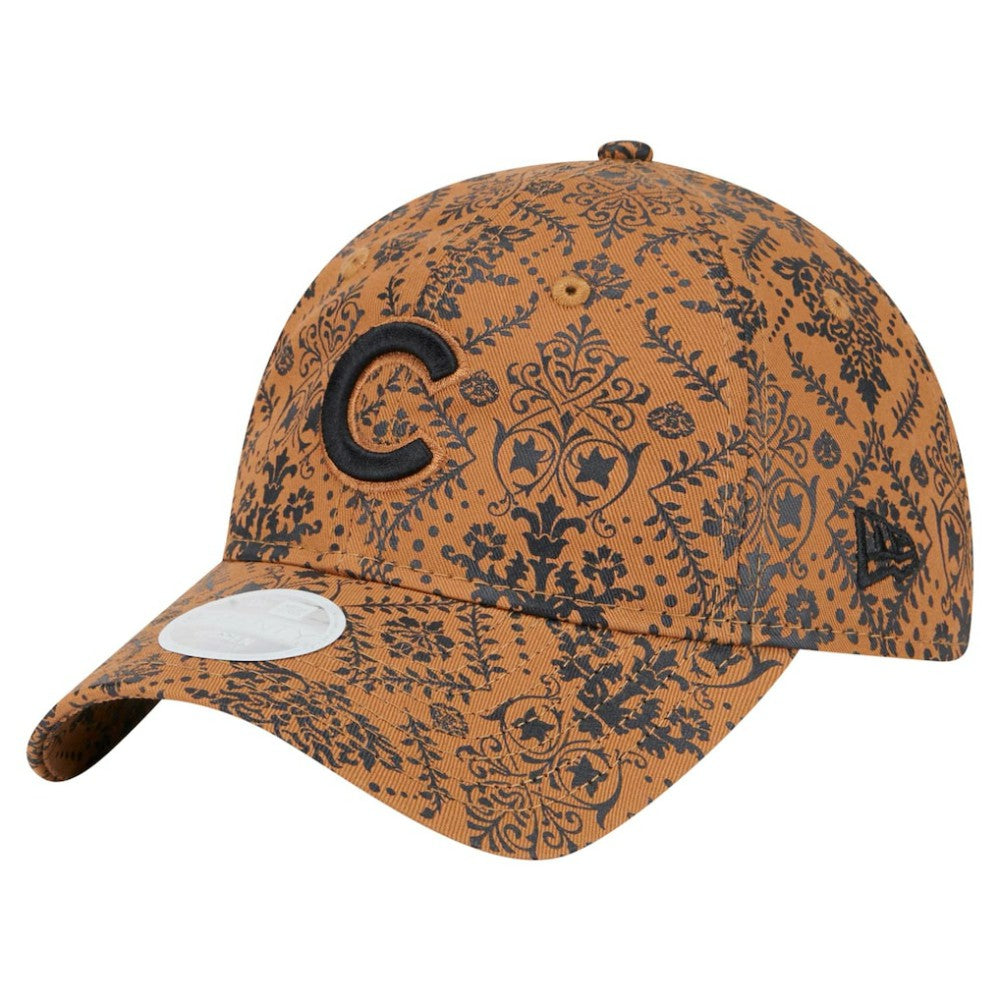 Chicago Cubs Women's Vintage Deco 9TWENTY Adjustable Hat - Brown | New Era
