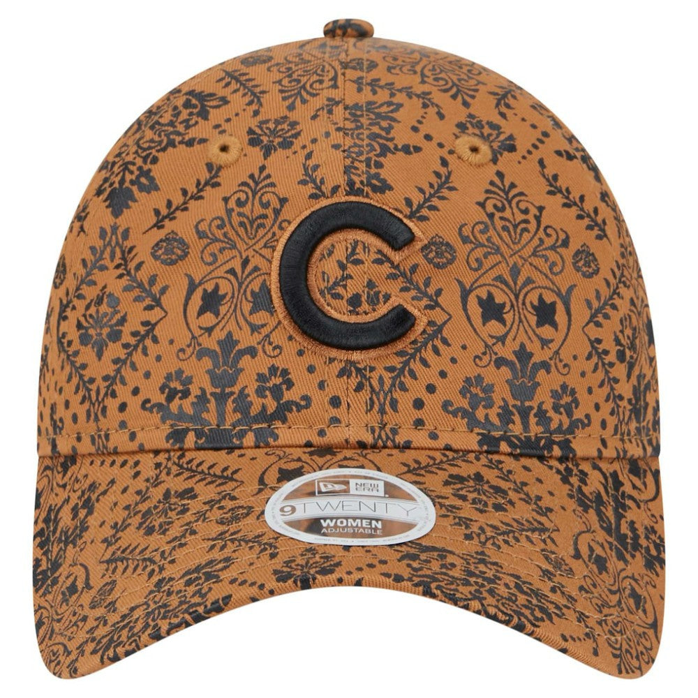 Chicago Cubs Women's Vintage Deco 9TWENTY Adjustable Hat - Brown | New Era