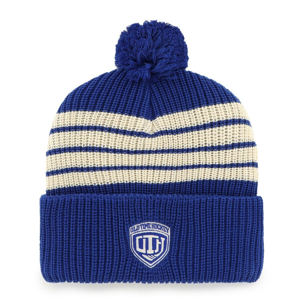 New York Rangers '47 Old Time Hockey Barn Cuffed Knit Hat with Pom