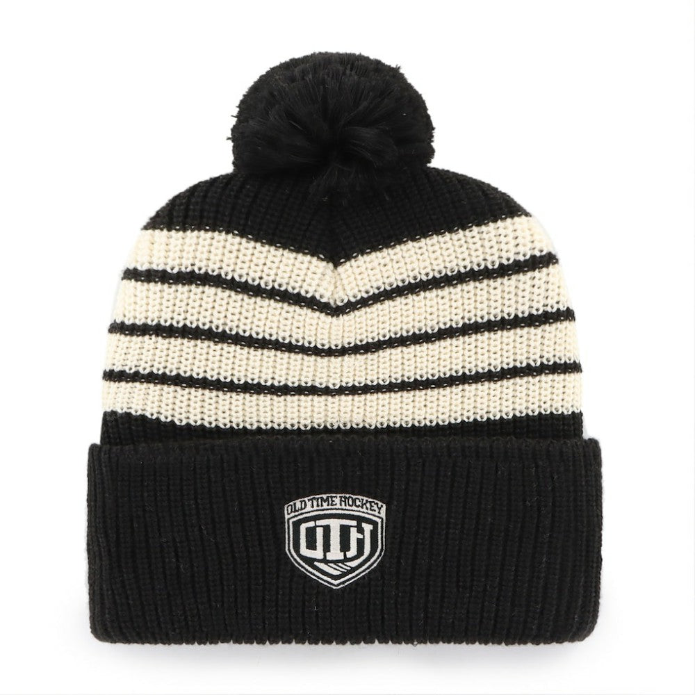 Boston Bruins '47 Old Time Hockey Barn Cuffed Knit Hat with Pom