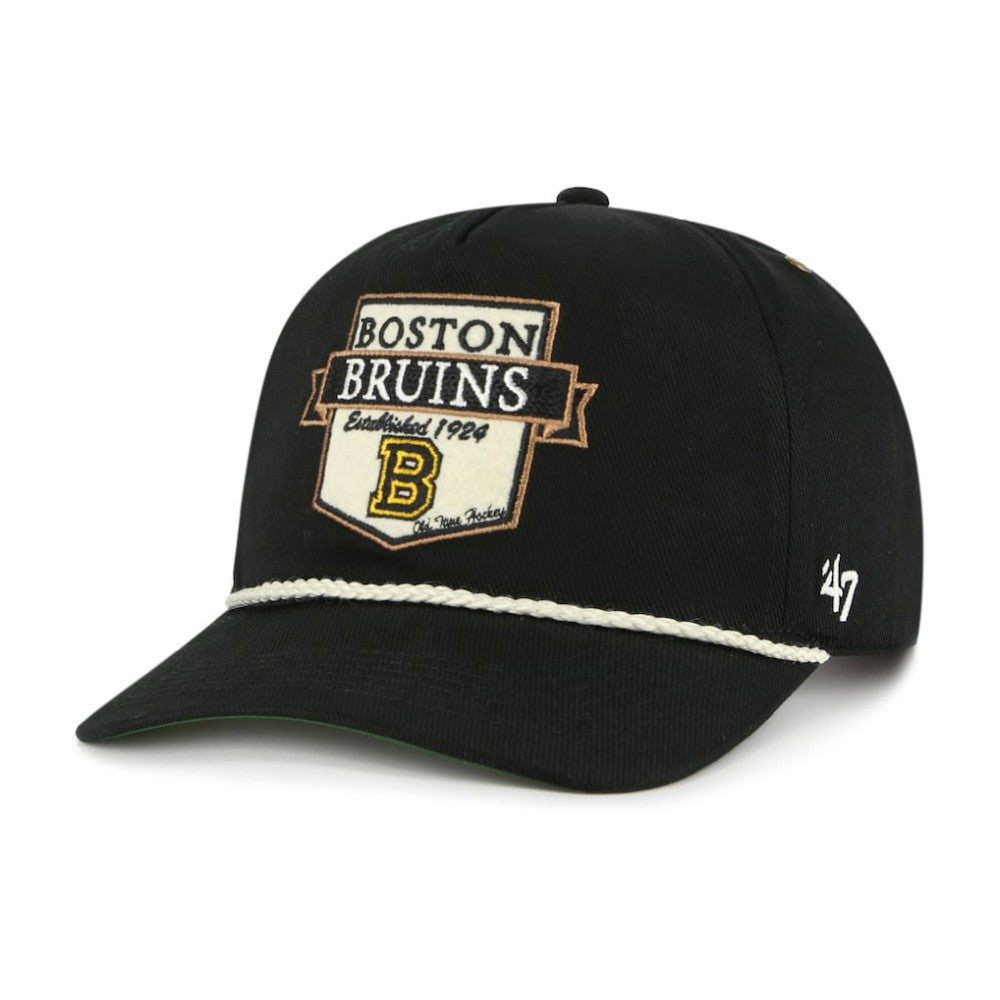 Boston Bruins '47 Old Time Hockey Rafter Sure Shot Hitch Adjustable Hat
