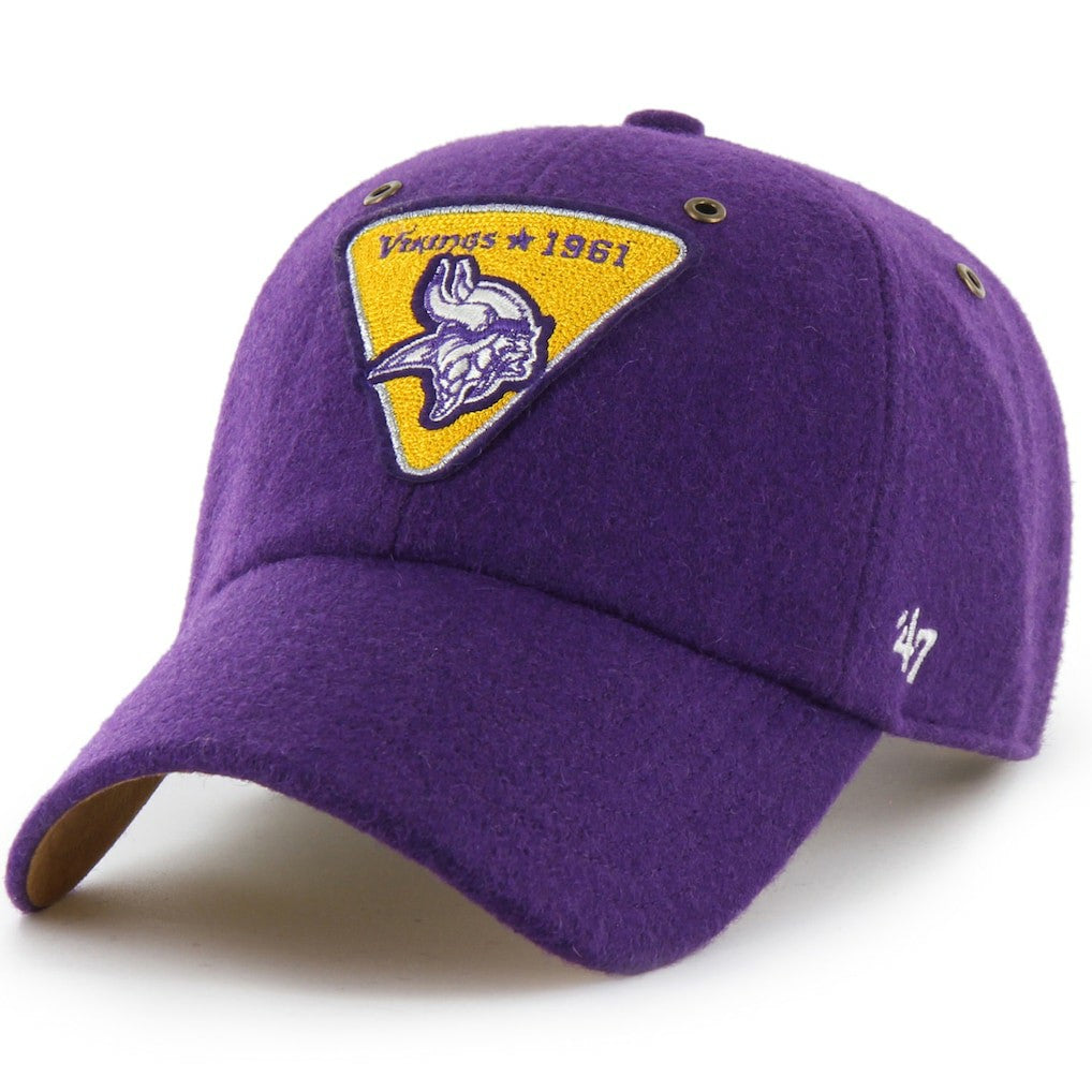 NFL Minnesota Vikings Stoney Clover Lane x '47 Unisex Field Goal Clean Up Adjustable Hat