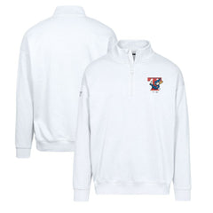 Toronto Blue Jays Levelwear Murray Core Logo Quarter-Zip Pullover Top - White