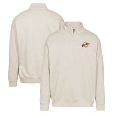 San Diego Padres Levelwear Murray Core Logo Quarter-Zip Pullover Top - Khaki
