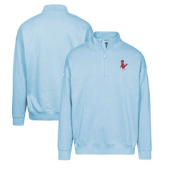 St. Louis Cardinals Levelwear Murray Core Logo Quarter-Zip Pullover Top - Light Blue