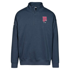 Minnesota Twins Levelwear Murray Core Logo Quarter-Zip Pullover Top - Navy