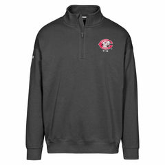 Cincinnati Reds Levelwear Murray Core Logo Quarter-Zip Pullover Top - Black