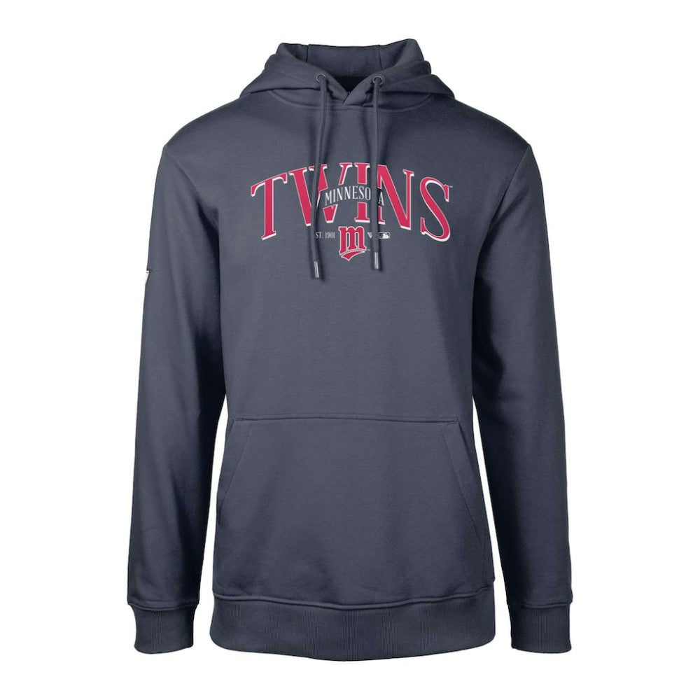 Minnesota Twins Levelwear Cooperstown Collection Podium Retro Spellout Pullover Hoodie - Navy