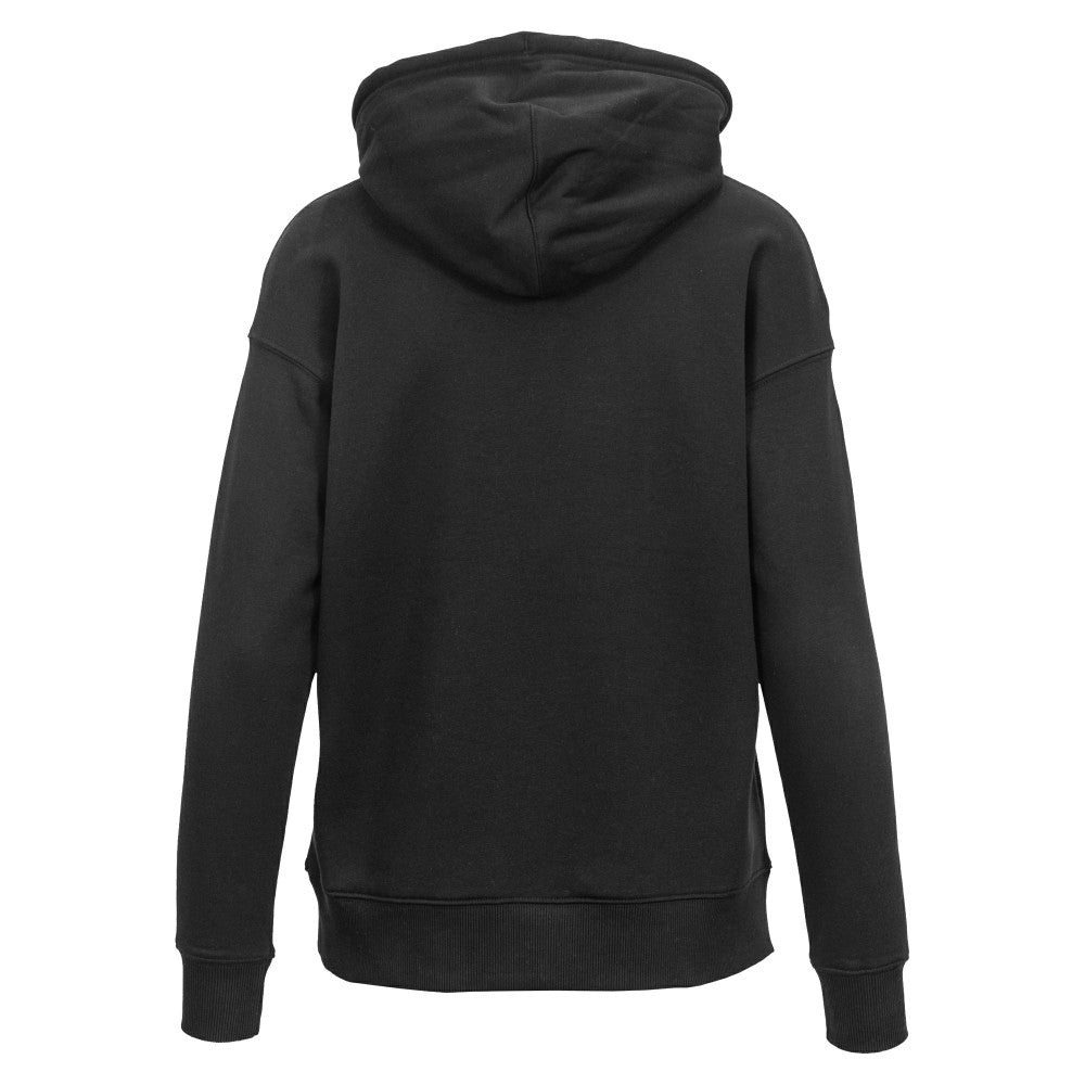 Cincinnati Reds Levelwear Women's Adorn Cooperstown Collection Retro Spellout Pullover Hoodie - Black
