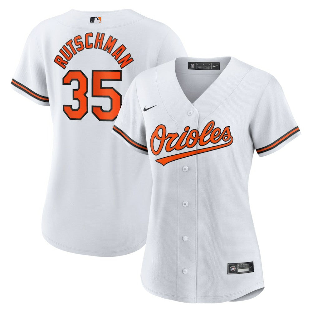 Adley Rutschman Baltimore Orioles Women's Home Replica Player Jersey - White | Nike