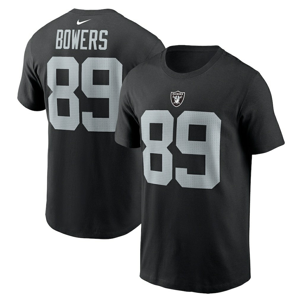 NFL Las Vegas Raiders Brock Bowers  Name & Number T-Shirt