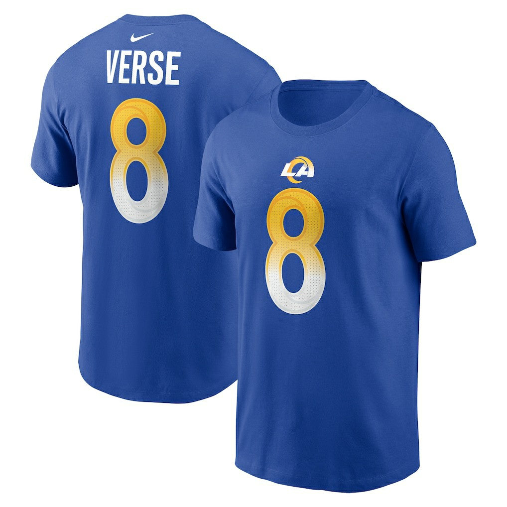 NFL Los Angeles Rams Jared Verse  Name & Number T-Shirt