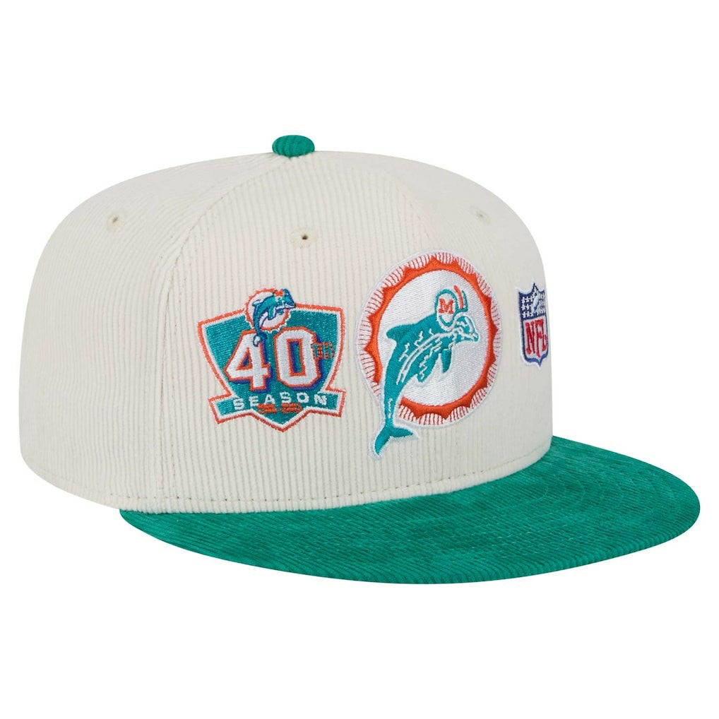 NFL Miami Dolphins Throwback Corduroy 59FIFTY Fitted Hat