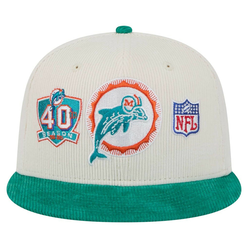 NFL Miami Dolphins Throwback Corduroy 59FIFTY Fitted Hat