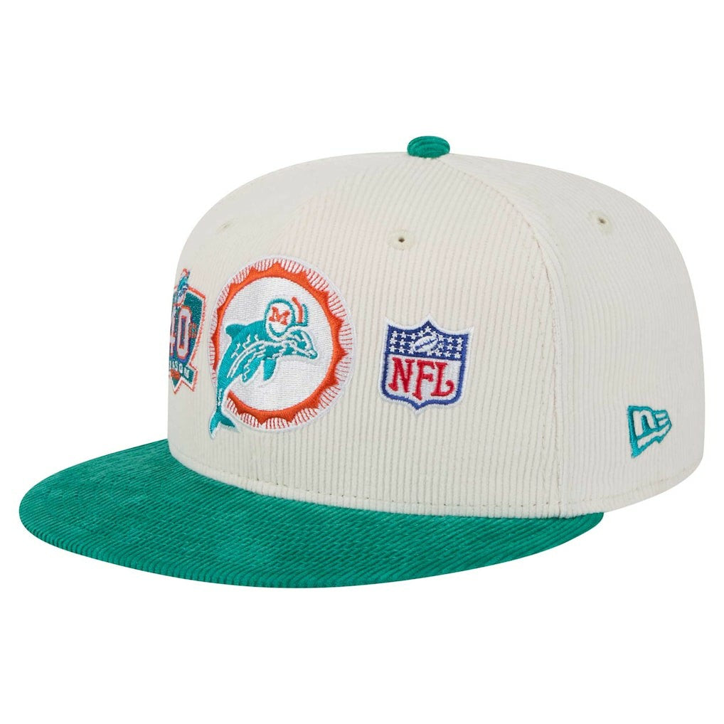 NFL Miami Dolphins Throwback Corduroy 59FIFTY Fitted Hat