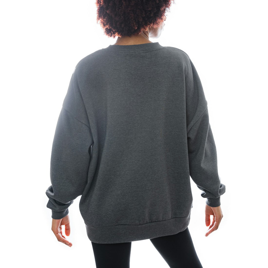 NFL Houston Texans Gameday Couture Women's Oversized Long Weekend Premium Fleece Drop Shoulder Pullover Sweatshirt