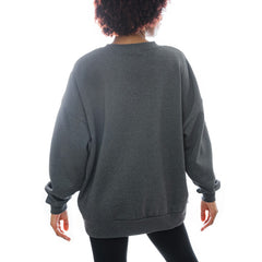 NFL Houston Texans Gameday Couture Women's Oversized Long Weekend Premium Fleece Drop Shoulder Pullover Sweatshirt