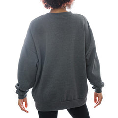 NFL Cleveland Browns Gameday Couture Women's Oversized Long Weekend Premium Fleece Drop Shoulder Pullover Sweatshirt