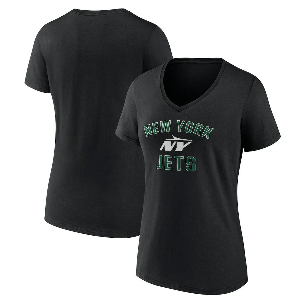 NFL New York Jets Women's Victory Arch V-Neck T-Shirt