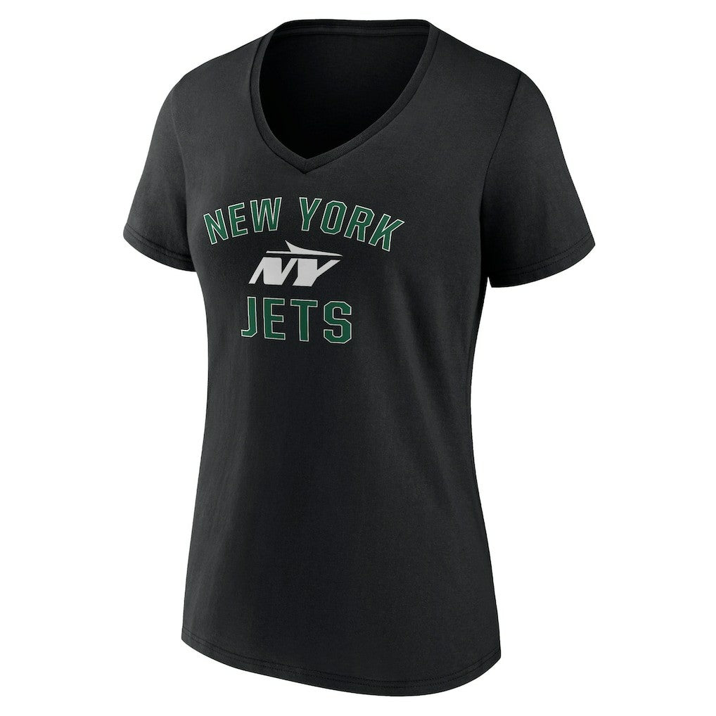 NFL New York Jets Women's Victory Arch V-Neck T-Shirt
