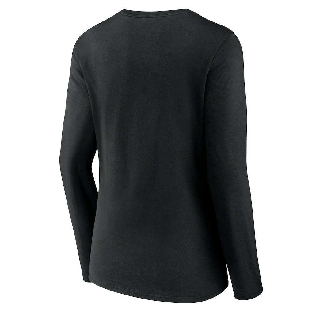 NFL New York Jets Women's Secondary Logo Long Sleeve V-Neck T-Shirt